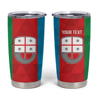 Personalized Italy Liguria Tumbler Cup Inspiration Flags Style