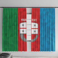 Personalized Italy Liguria Window Curtain Inspiration Flags Style