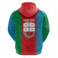 Personalized Italy Liguria Zip Hoodie Inspiration Flags Style