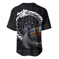 Aland Viking Drakkar Baseball Jersey Viking Blood - Wonder Print Shop
