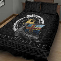 Aland Viking Drakkar Quilt Bed Set Viking Blood - Wonder Print Shop