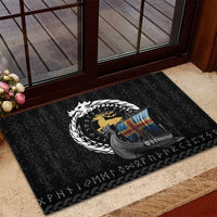 Aland Viking Drakkar Rubber Doormat Viking Blood - Wonder Print Shop