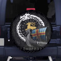 Aland Viking Drakkar Spare Tire Cover Viking Blood - Wonder Print Shop