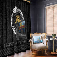 Aland Viking Drakkar Window Curtain Viking Blood - Wonder Print Shop