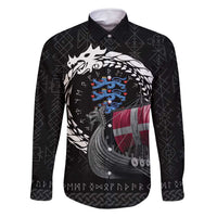 Denmark Viking Drakkar Family Matching Mermaid Dress and Hawaiian Shirt Viking Blood - Wonder Print Shop