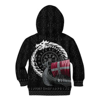 Denmark Viking Drakkar Kid Hoodie Viking Blood - Wonder Print Shop