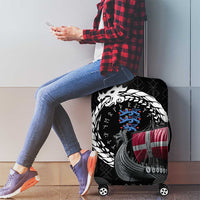 Denmark Viking Drakkar Luggage Cover Viking Blood - Wonder Print Shop