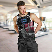 Denmark Viking Drakkar Men Tank Top Viking Blood - Wonder Print Shop