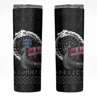 Denmark Viking Drakkar Skinny Tumbler Viking Blood - Wonder Print Shop