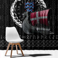 Denmark Viking Drakkar Window Curtain Viking Blood - Wonder Print Shop