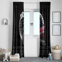 Denmark Viking Drakkar Window Curtain Viking Blood - Wonder Print Shop