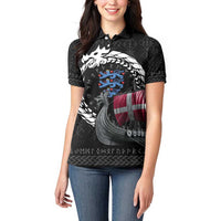 Denmark Viking Drakkar Women Polo Shirt Viking Blood - Wonder Print Shop