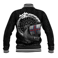Faroe Islands Viking Drakkar Baseball Jacket Viking Blood - Wonder Print Shop