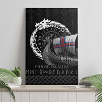 Faroe Islands Viking Drakkar Canvas Wall Art Viking Blood - Wonder Print Shop