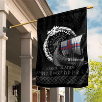 Faroe Islands Viking Drakkar Garden Flag Viking Blood - Wonder Print Shop