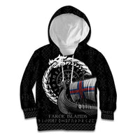 Faroe Islands Viking Drakkar Kid Hoodie Viking Blood - Wonder Print Shop