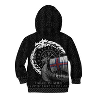 Faroe Islands Viking Drakkar Kid Hoodie Viking Blood - Wonder Print Shop