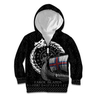 Faroe Islands Viking Drakkar Kid Hoodie Viking Blood - Wonder Print Shop