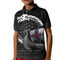 Faroe Islands Viking Drakkar Kid Polo Shirt Viking Blood - Wonder Print Shop