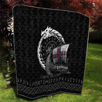 Faroe Islands Viking Drakkar Quilt Viking Blood - Wonder Print Shop