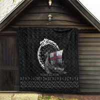 Faroe Islands Viking Drakkar Quilt Viking Blood - Wonder Print Shop