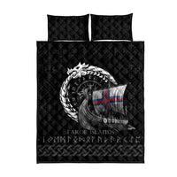 Faroe Islands Viking Drakkar Quilt Bed Set Viking Blood - Wonder Print Shop