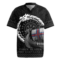 Faroe Islands Viking Drakkar Rugby Jersey Viking Blood - Wonder Print Shop