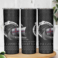 Faroe Islands Viking Drakkar Skinny Tumbler Viking Blood - Wonder Print Shop