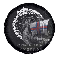 Faroe Islands Viking Drakkar Spare Tire Cover Viking Blood - Wonder Print Shop