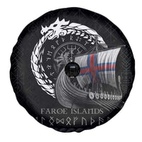 Faroe Islands Viking Drakkar Spare Tire Cover Viking Blood - Wonder Print Shop
