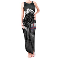 Faroe Islands Viking Drakkar Tank Maxi Dress Viking Blood - Wonder Print Shop