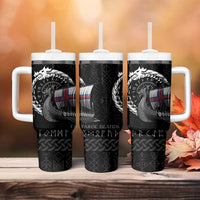 Faroe Islands Viking Drakkar Tumbler With Handle Viking Blood - Wonder Print Shop