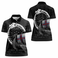 Faroe Islands Viking Drakkar Women Polo Shirt Viking Blood - Wonder Print Shop