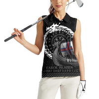 Faroe Islands Viking Drakkar Women Sleeveless Polo Shirt Viking Blood - Wonder Print Shop