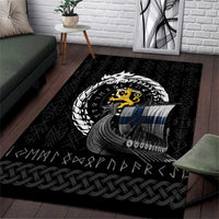 Finland Viking Drakkar Area Rug Viking Blood - Wonder Print Shop