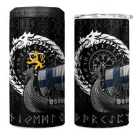 Finland Viking Drakkar 4 in 1 Can Cooler Tumbler Viking Blood - Wonder Print Shop