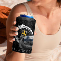 Finland Viking Drakkar 4 in 1 Can Cooler Tumbler Viking Blood - Wonder Print Shop