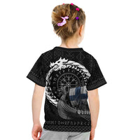 Finland Viking Drakkar Kid T Shirt Viking Blood - Wonder Print Shop