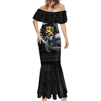 Finland Viking Drakkar Mermaid Dress Viking Blood - Wonder Print Shop