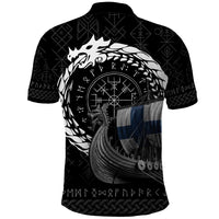 Finland Viking Drakkar Polo Shirt Viking Blood - Wonder Print Shop
