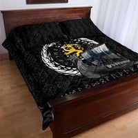 Finland Viking Drakkar Quilt Bed Set Viking Blood - Wonder Print Shop
