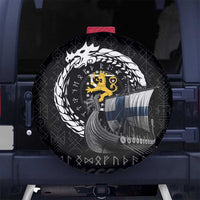 Finland Viking Drakkar Spare Tire Cover Viking Blood - Wonder Print Shop