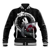 Greenland Viking Drakkar Baseball Jacket Viking Blood - Wonder Print Shop