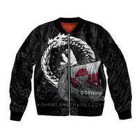 Greenland Viking Drakkar Bomber Jacket Viking Blood - Wonder Print Shop
