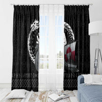 Greenland Viking Drakkar Window Curtain Viking Blood - Wonder Print Shop
