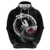 Greenland Viking Drakkar Zip Hoodie Viking Blood - Wonder Print Shop