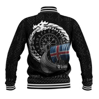 Iceland Viking Drakkar Baseball Jacket Viking Blood - Wonder Print Shop