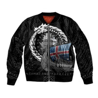 Iceland Viking Drakkar Bomber Jacket Viking Blood - Wonder Print Shop