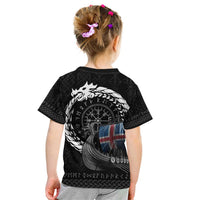 Iceland Viking Drakkar Kid T Shirt Viking Blood - Wonder Print Shop