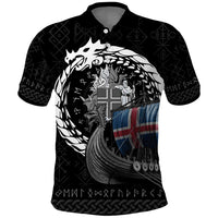 Iceland Viking Drakkar Polo Shirt Viking Blood - Wonder Print Shop